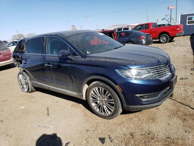 2LMPJ8LR5HBL30408 - 2017 LINCOLN MKX RESERVE BLUE photo 4