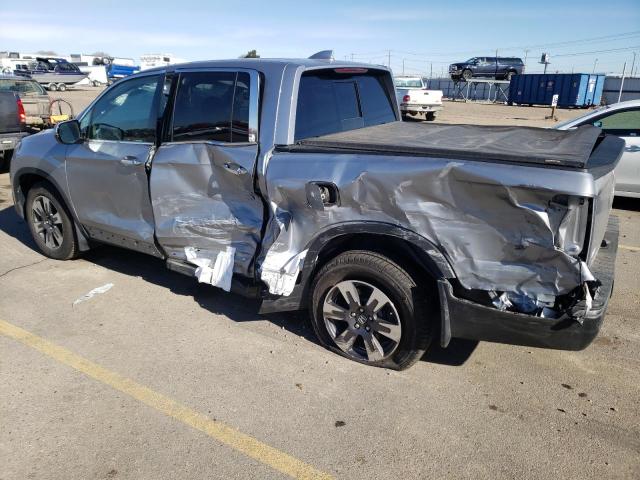 5FPYK3F77KB020227 - 2019 HONDA RIDGELINE RTL SILVER photo 2