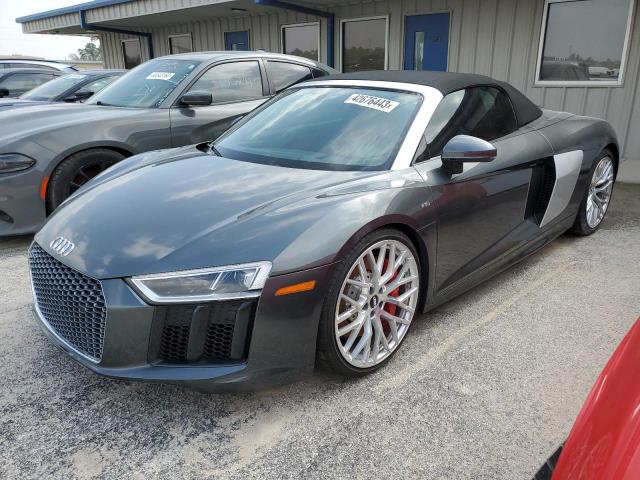 WUAVACFX0H7905028 - 2017 AUDI R8 SPYDER GRAY photo 1