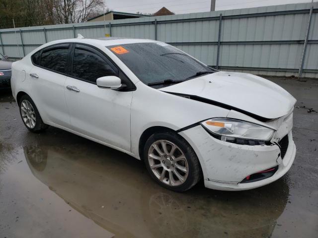 1C3CDFCH2DD293442 - 2013 DODGE DART LIMITED WHITE photo 4