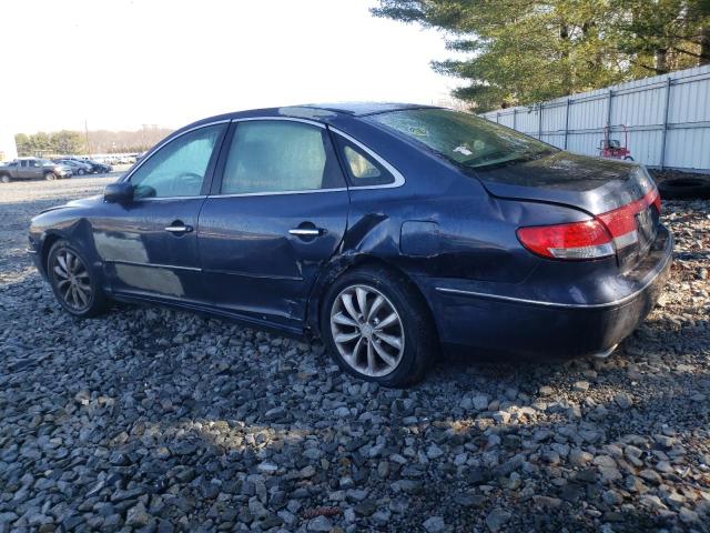 KMHFC46F16A080136 - 2006 HYUNDAI AZERA SE BLUE photo 2