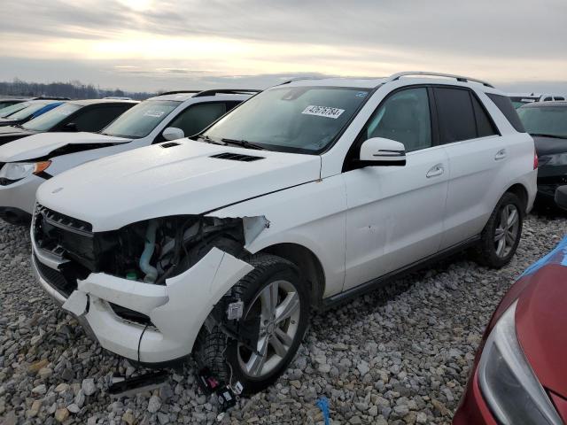 4JGDA2EB5EA392684 - 2014 MERCEDES-BENZ ML 350 BLUETEC WHITE photo 1