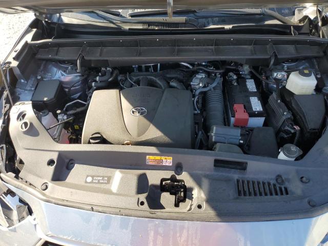 5TDHZRAH0NS140006 - 2022 TOYOTA HIGHLANDER XLE BLUE photo 12