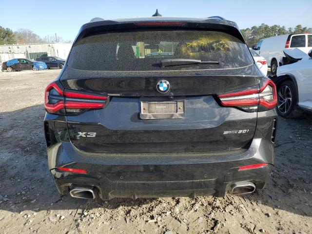 5UX43DP04N9L09171 - 2022 BMW X3 SDRIVE30I BLACK photo 6