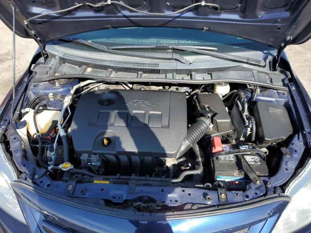 2T1BU4EE4CC914545 - 2012 TOYOTA COROLLA BASE BLUE photo 11