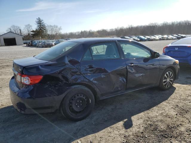 2T1BU4EE4CC914545 - 2012 TOYOTA COROLLA BASE BLUE photo 3