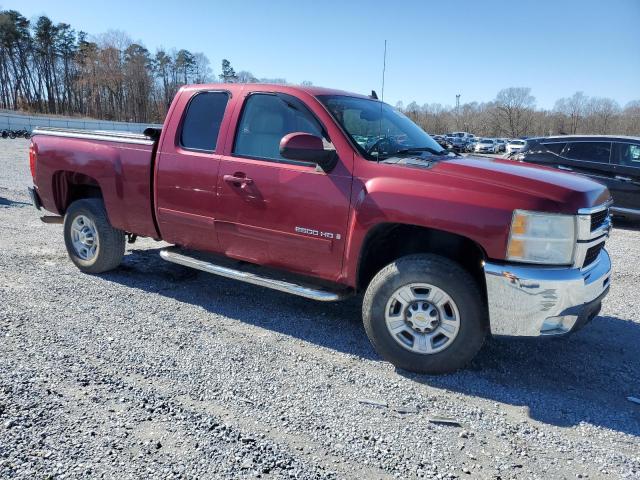 1GCHC29K67E543814 - 2007 CHEVROLET SILVERADO C2500 HEAVY DUTY BURGUNDY photo 4