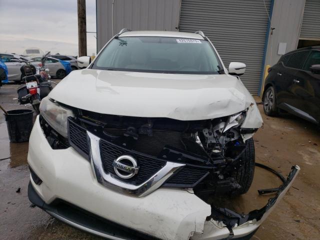 KNMAT2MT1GP635824 - 2016 NISSAN ROGUE S WHITE photo 5