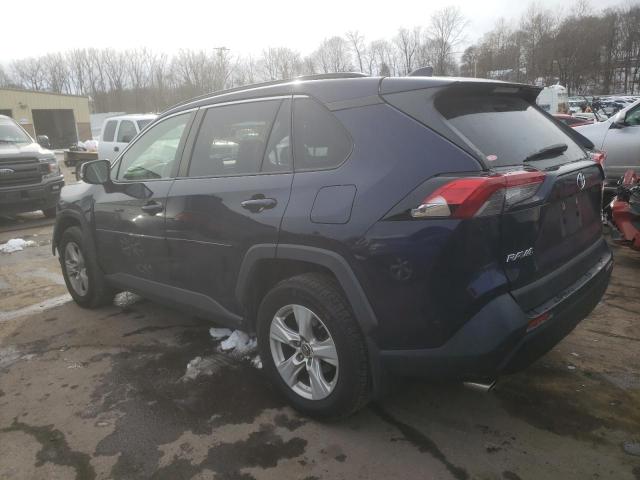 JTMP1RFV5KD510200 - 2019 TOYOTA RAV4 XLE BLUE photo 2