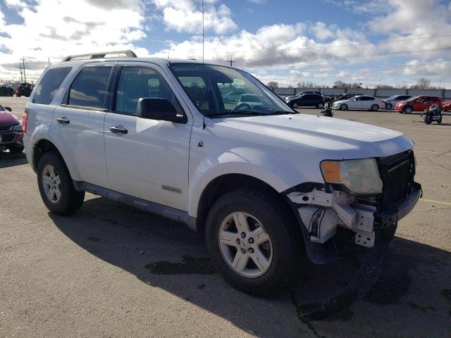 1FMCU49HX8KC91510 - 2008 FORD ESCAPE HEV WHITE photo 4