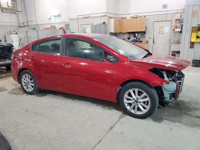 3KPFL4A77HE013979 - 2017 KIA FORTE LX RED photo 4