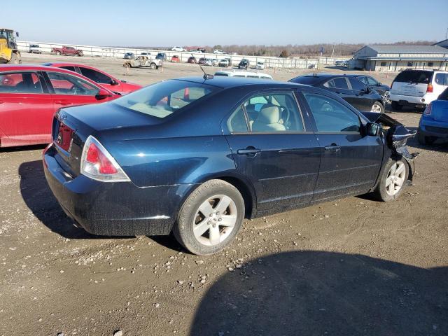 3FAHP07Z18R111564 - 2008 FORD FUSION SE BLUE photo 3