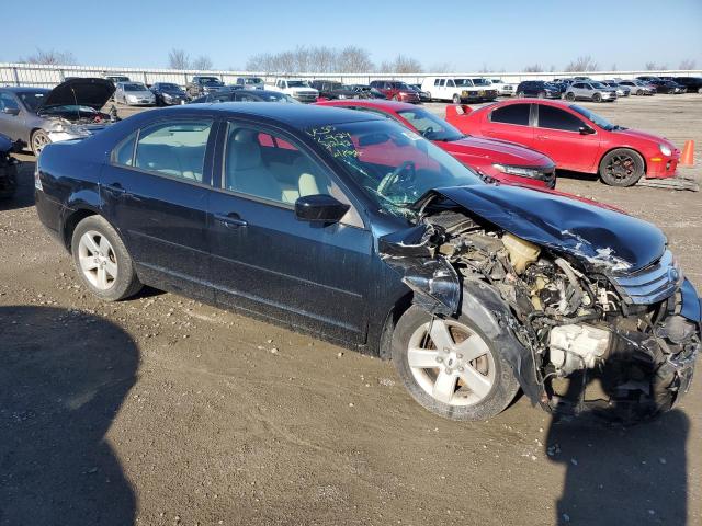 3FAHP07Z18R111564 - 2008 FORD FUSION SE BLUE photo 4