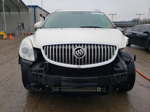 5GAKRBED4BJ408814 - 2011 BUICK ENCLAVE CXL WHITE photo 5