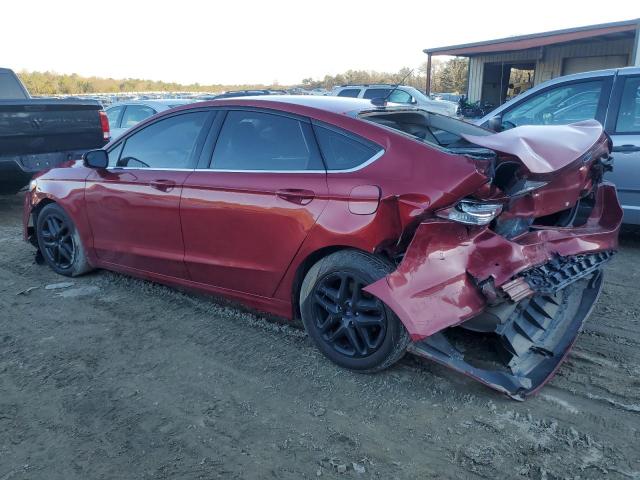 3FA6P0H78GR139221 - 2016 FORD FUSION SE RED photo 2