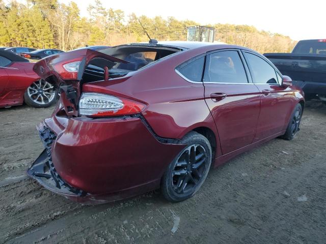 3FA6P0H78GR139221 - 2016 FORD FUSION SE RED photo 3