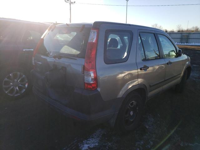 SHSRD78556U442215 - 2006 HONDA CR-V LX SILVER photo 3