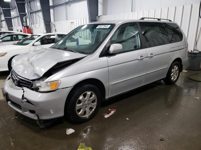 5FNRL18634B083170 - 2004 HONDA ODYSSEY EX SILVER photo 1