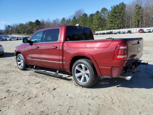 1C6RREHT8KN860525 - 2019 RAM 1500 LIMITED BURGUNDY photo 2