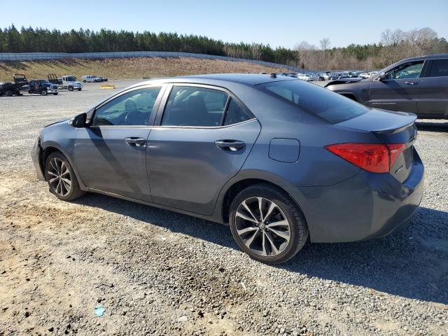 2T1BURHE7HC759988 - 2017 TOYOTA COROLLA L GRAY photo 2