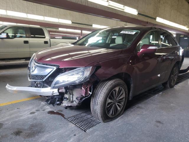5J8TB4H72JL013429 - 2018 ACURA RDX ADVANCE BURGUNDY photo 1