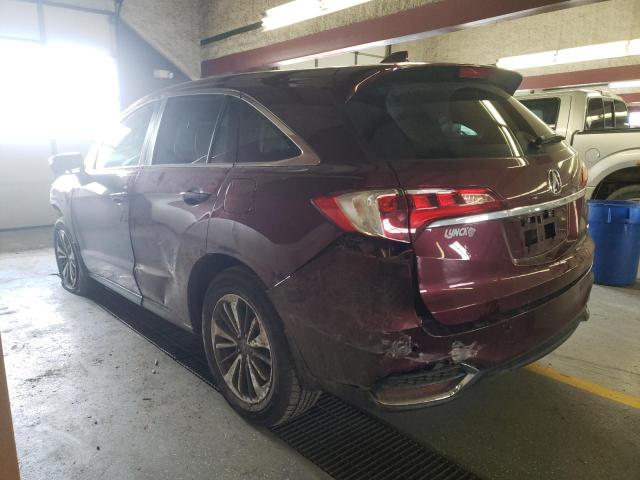 5J8TB4H72JL013429 - 2018 ACURA RDX ADVANCE BURGUNDY photo 2