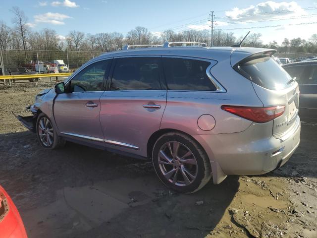 5N1AL0MN9FC528950 - 2015 INFINITI QX60 SILVER photo 2