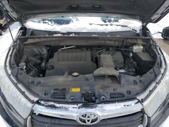 5TDJKRFH9FS083935 - 2015 TOYOTA HIGHLANDER XLE BLACK photo 12