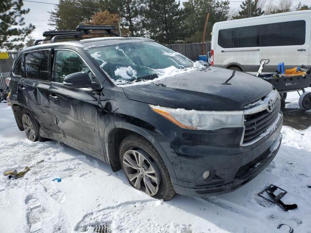 5TDJKRFH9FS083935 - 2015 TOYOTA HIGHLANDER XLE BLACK photo 4