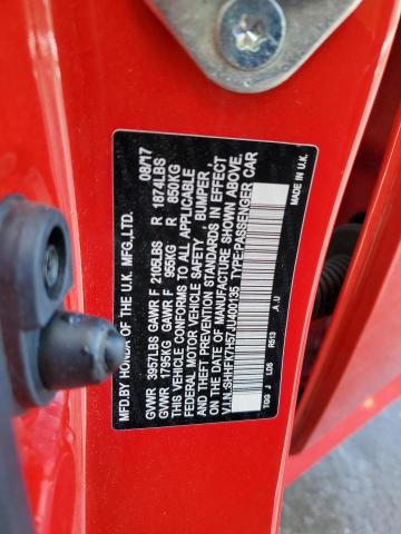 SHHFK7H57JU400135 - 2018 HONDA CIVIC EX RED photo 12