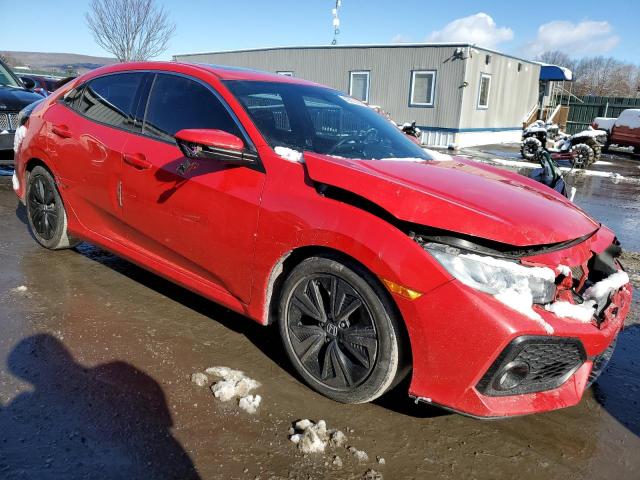 SHHFK7H57JU400135 - 2018 HONDA CIVIC EX RED photo 4