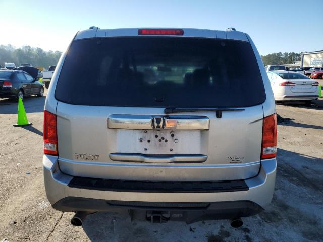 5FNYF3H68EB019450 - 2014 HONDA PILOT EXL SILVER photo 6