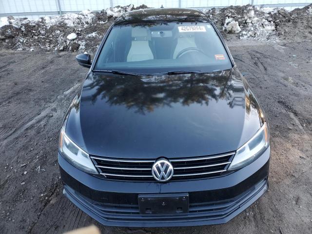 3VWD17AJ2FM227126 - 2015 VOLKSWAGEN JETTA SE BLACK photo 5