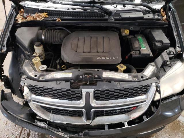 2C4RDGBG7CR292142 - 2012 DODGE GRAND CARA SE BLACK photo 12