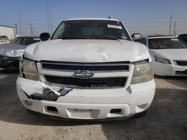 3GNEC12J57G195891 - 2007 CHEVROLET AVALANCHE C1500 WHITE photo 5