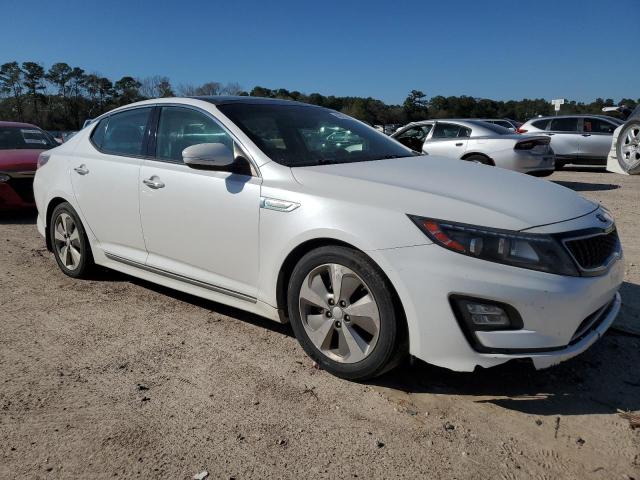 KNAGN4AD9E5064411 - 2014 KIA OPTIMA HYBRID WHITE photo 4