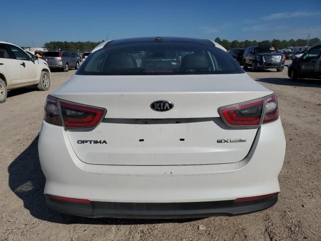 KNAGN4AD9E5064411 - 2014 KIA OPTIMA HYBRID WHITE photo 6