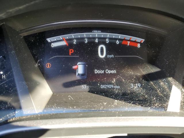 2HKRW1H59KH507111 - 2019 HONDA CR-V EX GRAY photo 9