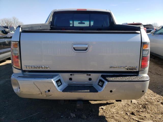 2HJYK165X6H513505 - 2006 HONDA RIDGELINE RTL SILVER photo 6