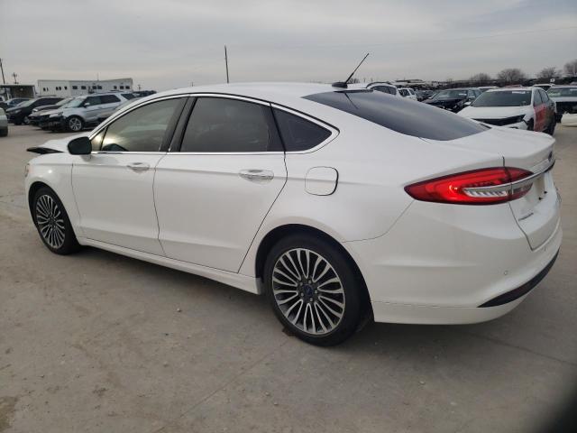 3FA6P0HD9HR397187 - 2017 FORD FUSION SE WHITE photo 2