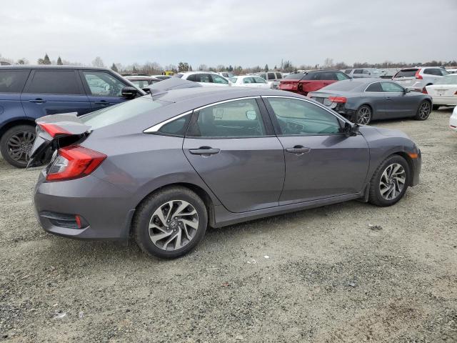 2HGFC2F77JH519661 - 2018 HONDA CIVIC EX GRAY photo 3