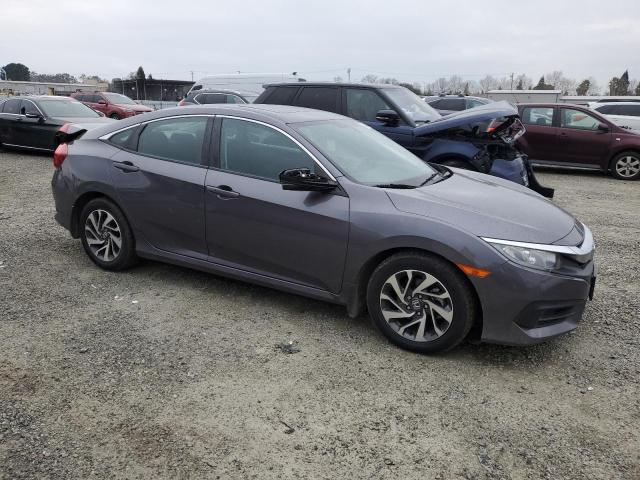 2HGFC2F77JH519661 - 2018 HONDA CIVIC EX GRAY photo 4