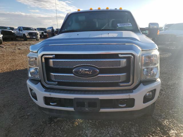 1FT8W3B67DEB23887 - 2013 FORD F350 SUPER DUTY WHITE photo 5