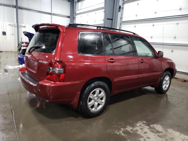 JTEDP21A770130847 - 2007 TOYOTA HIGHLANDER SPORT BURGUNDY photo 3