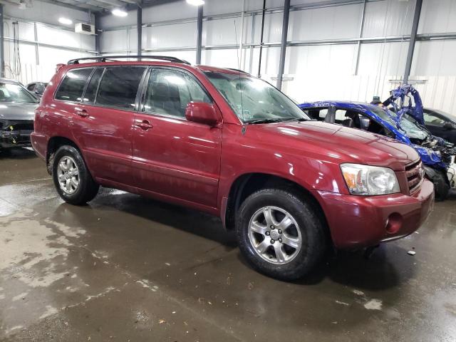 JTEDP21A770130847 - 2007 TOYOTA HIGHLANDER SPORT BURGUNDY photo 4