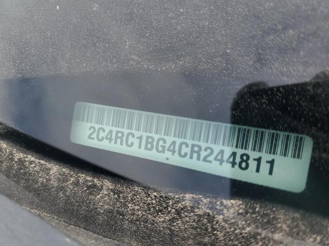 2C4RC1BG4CR244811 - 2012 CHRYSLER TOWN & COU TOURING გრაფიტი ფოტო 13