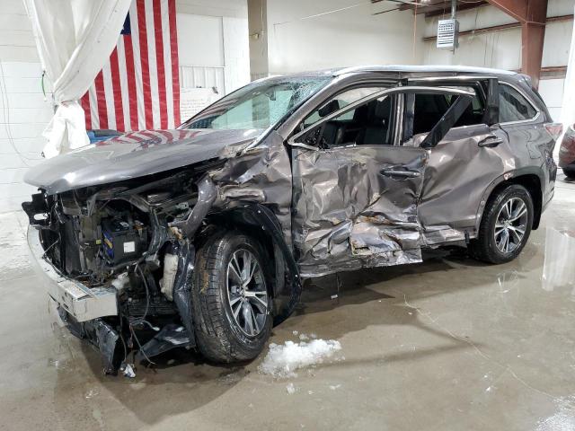 5TDJKRFH0GS352177 - 2016 TOYOTA HIGHLANDER XLE GRAY photo 1