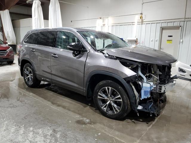 5TDJKRFH0GS352177 - 2016 TOYOTA HIGHLANDER XLE GRAY photo 4