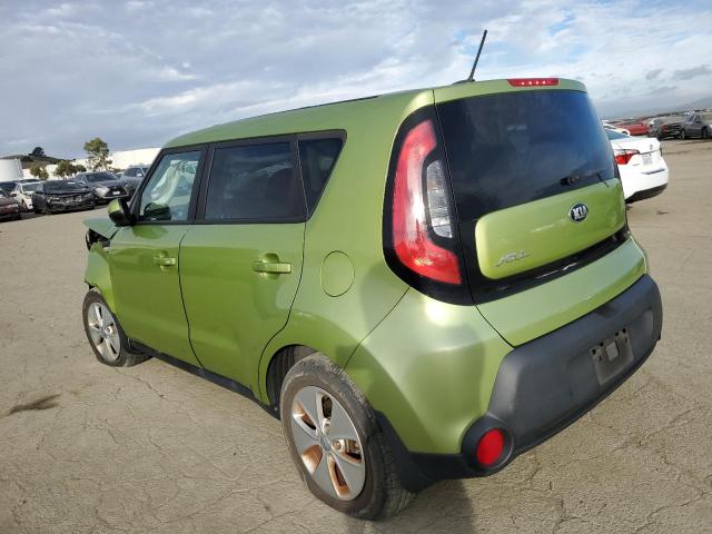 KNDJN2A23E7733627 - 2014 KIA SOUL GREEN photo 2