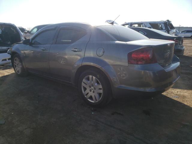 1C3CDZAB9CN272449 - 2012 DODGE AVENGER SE GRAY photo 2